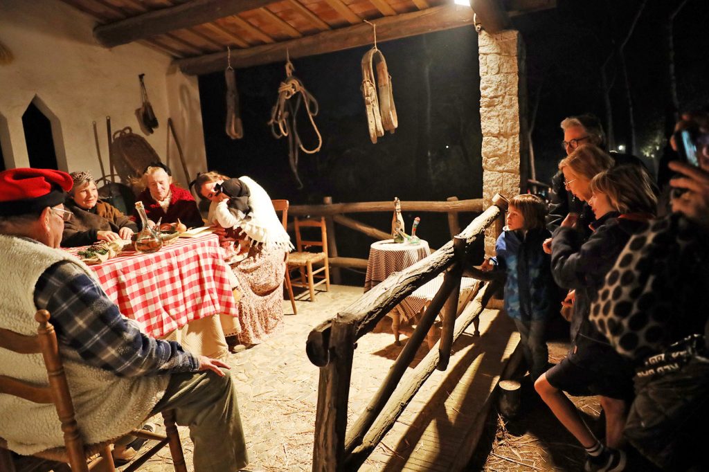 Una escena del pessebre de Sant Fost de 2023