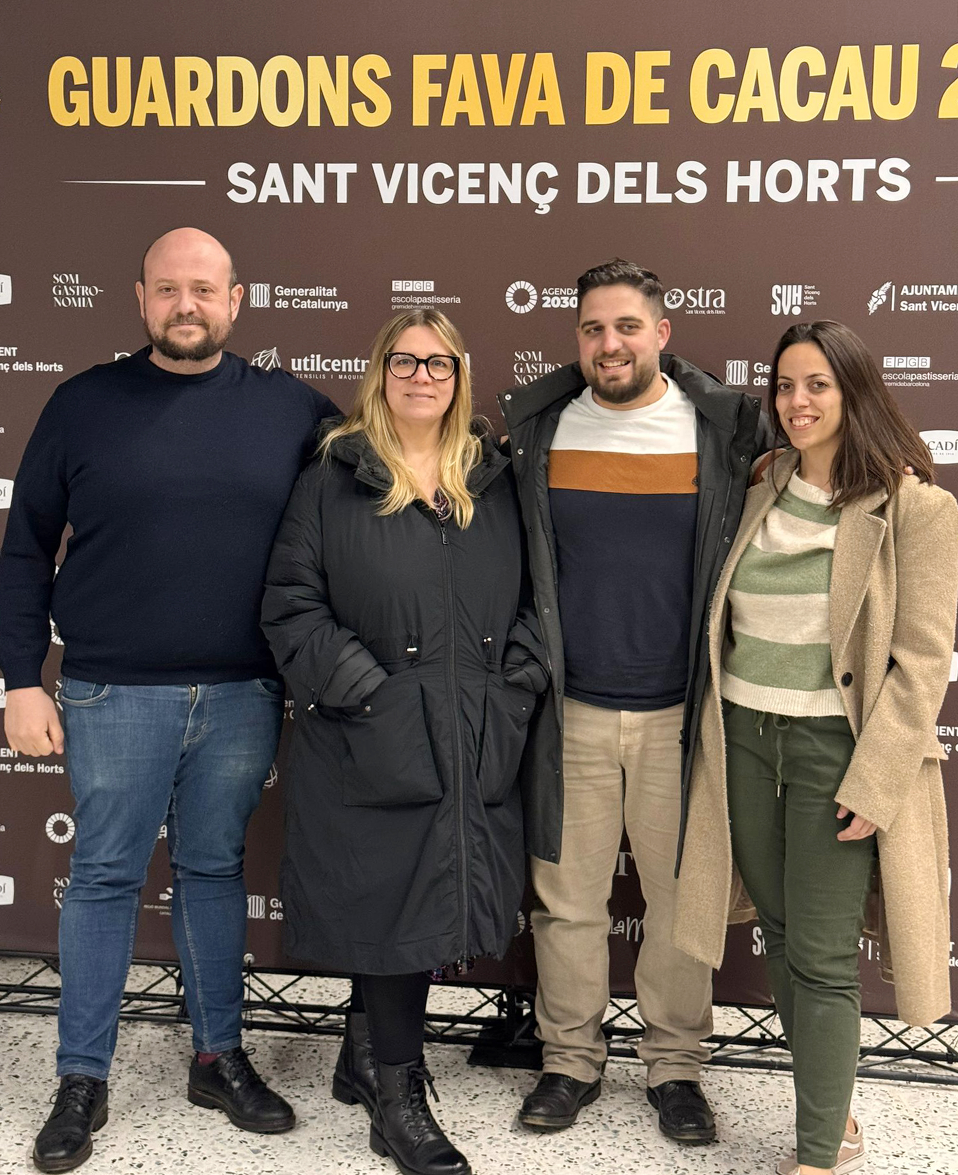 Representants de la pastisseria Sant Llehí amb botigues a Sant Antoni i a Cardedeu