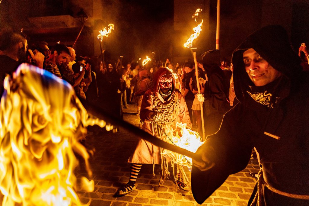 Un dels moments de foc de l'Escaldàrium