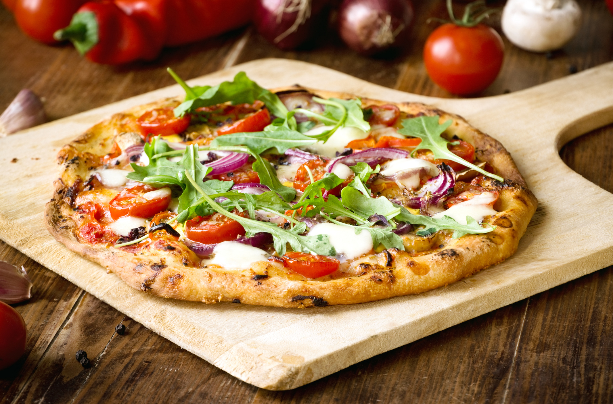 Pizza de verdures